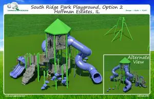 Large 5-12 structure for South Ridge Playground
