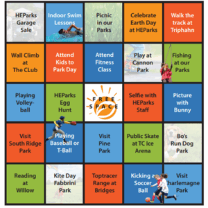 Heparks Bingo Card