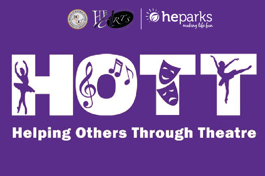 a purple and white logo