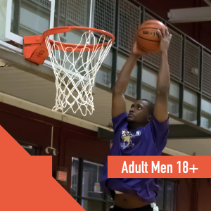 adult man playing basketball