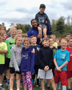 track & field group of kids