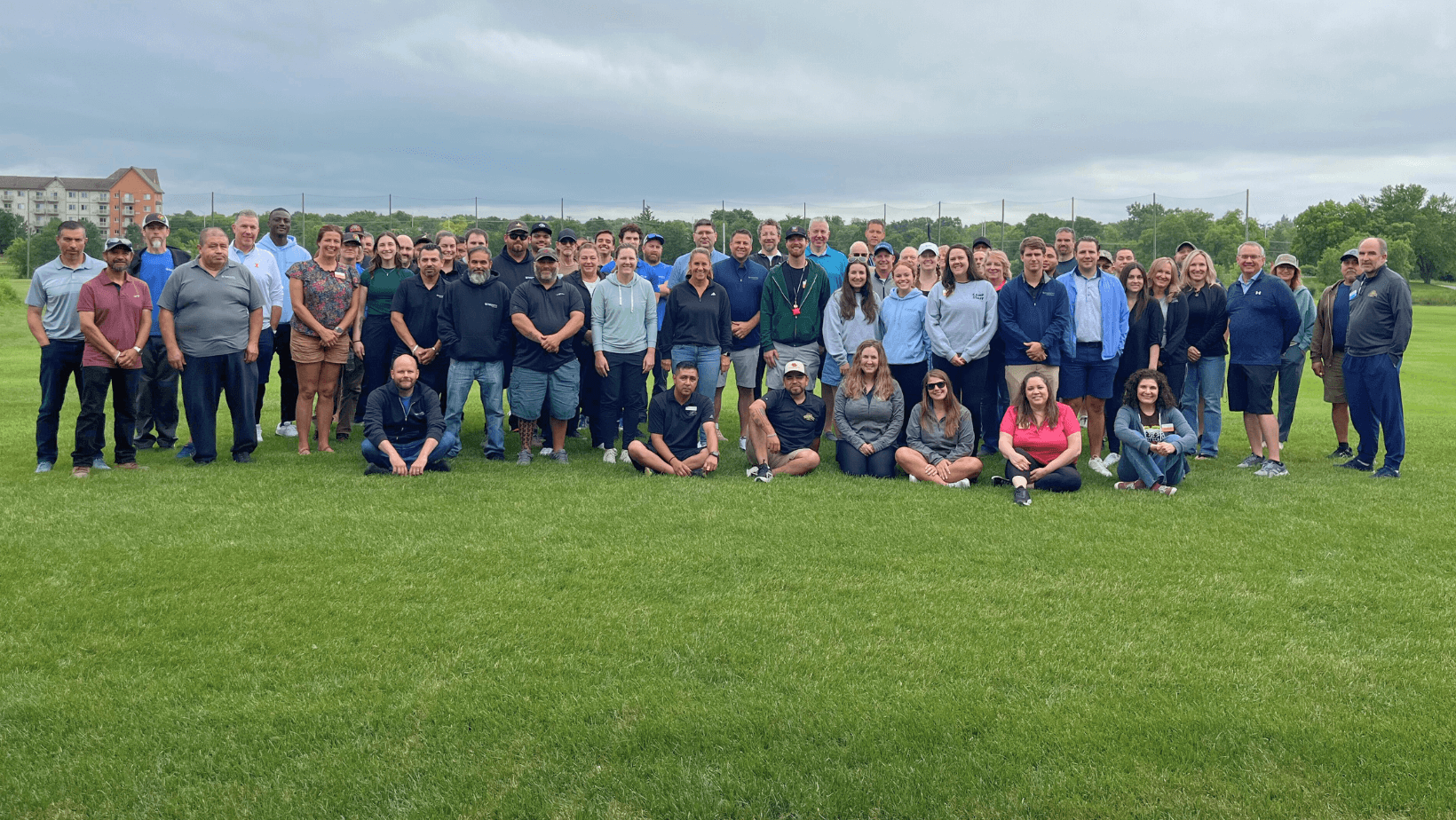 group staff photo at Toptracer Range
